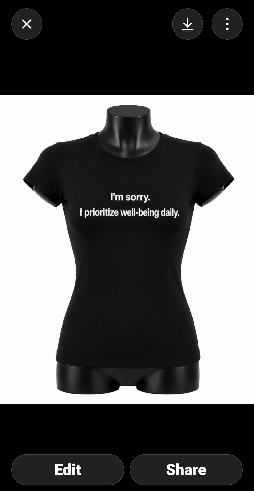 I’m Sorry I Prioritize Wellbeing Daily