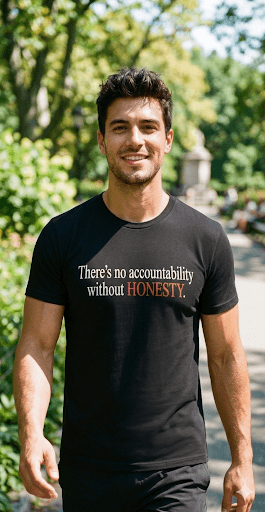 Accountability Tee — mindful t-shirt by Mindful Tee Shirts