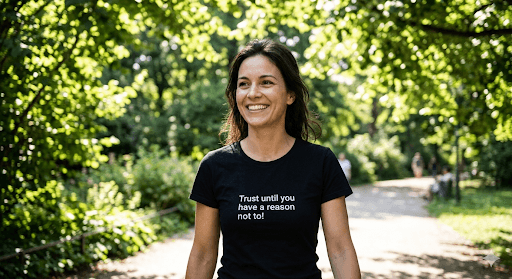 Trust Tee — mindful t-shirt by Mindful Tee Shirts
