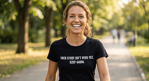 Keep going Tee — mindful t-shirt by Mindful Tee Shirts