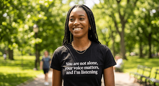 Not alone Tee — mindful t-shirt by Mindful Tee Shirts