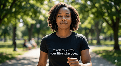 Life's playbook — mindful t-shirt by Mindful Tee Shirts