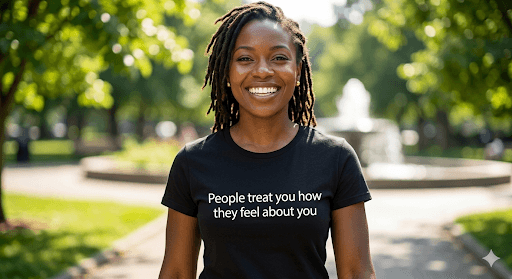 People treat you — mindful t-shirt by Mindful Tee Shirts