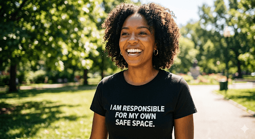I am responsible — mindful t-shirt by Mindful Tee Shirts