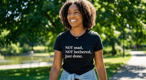 Not mad — mindful t-shirt by Mindful Tee Shirts