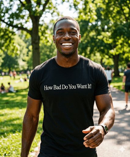 How bad do you want it — mindful t-shirt by Mindful Tee Shirts