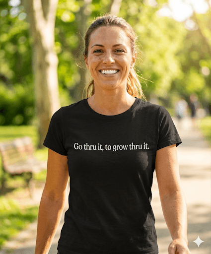 Go thru it — mindful t-shirt by Mindful Tee Shirts
