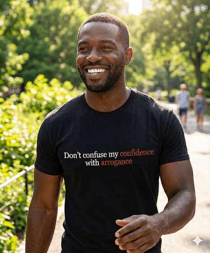 I'm confident — mindful t-shirt by Mindful Tee Shirts