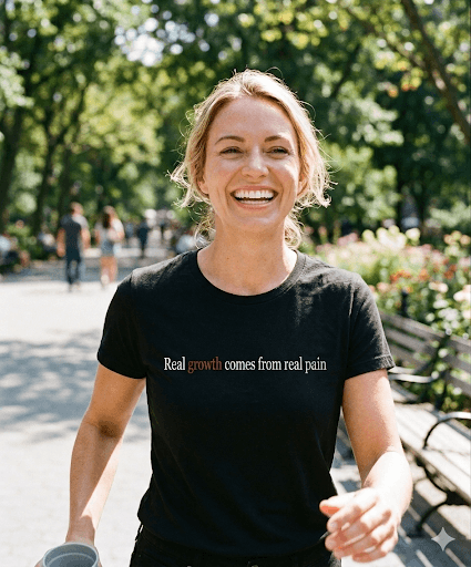 Growth — mindful t-shirt by Mindful Tee Shirts