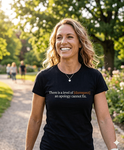 Level of disrespect — mindful t-shirt by Mindful Tee Shirts